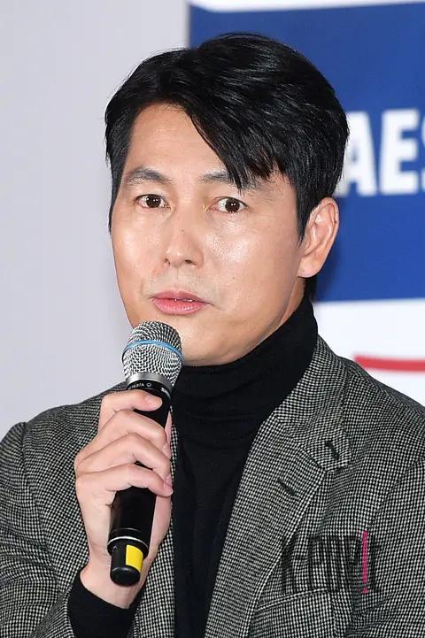 Jung Woo-sung — Blue Dragon Film Awards Handprinting