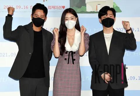 Lee Wan, Han Sun-hwa, Director Kim Min-geun — Movie Street Press Screening