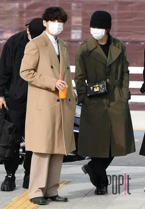 V (BTS), Jimin — Airport