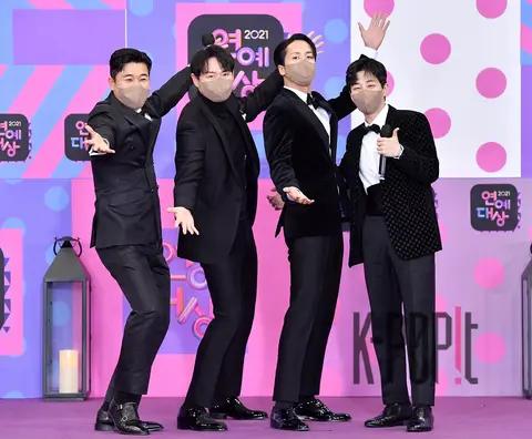 Kim Jong-min, Yeon Jeong-hun, Ravi, Dindin — KBS Entertainment Awards