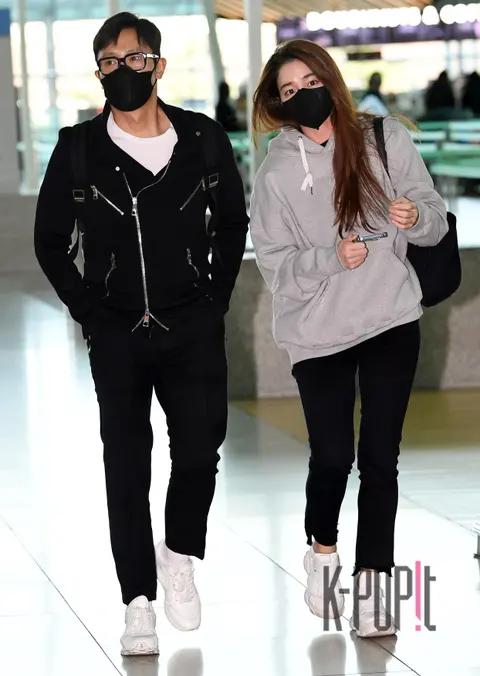 Lee Byung-hun, Lee Min-jung — Airport