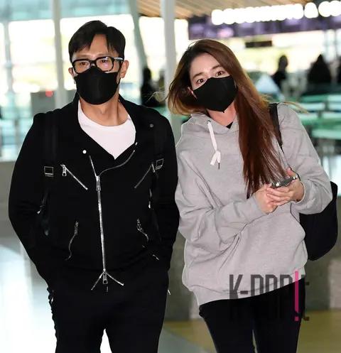 Lee Byung-hun, Lee Min-jung — Airport