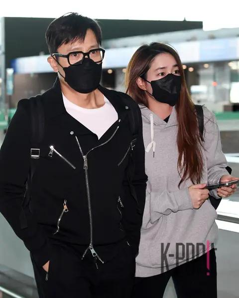 Lee Byung-hun, Lee Min-jung — Airport