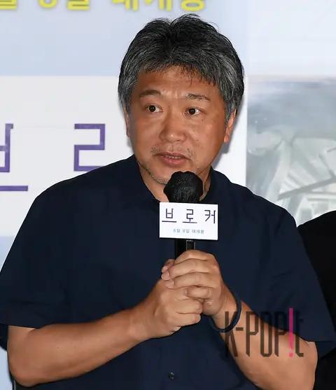 Director Hirokazu Koreeda — Broker Press Screening
