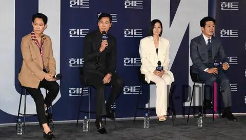 Jung Woo-sung, Heo Sung-tae, Jun Hye-jin, Lee Jung-jae — Hunt Production Briefing