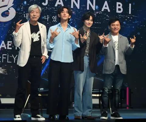 Bae Chul-soo, Choe Jeong-hun, Suho (EXO), Koo Chang-mo — Sparrowhawk Passion Press Conference