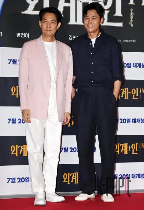 Lee Jung-jae, Jung Woo-sung — Alienoid VIP Premiere