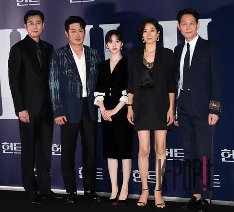 Jung Woo-sung, Heo Sung-tae, Ko Yun-jung, Jun Hye-jin, Lee Jung-jae — Hunt Press Screening