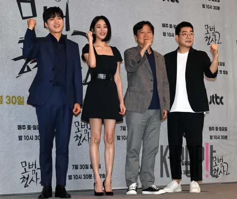 Jang Seung-jo, Kim Hyo-jin, Director Jo Nam-guk, Son Hyun-joo — Model Cop 2 Production Briefing