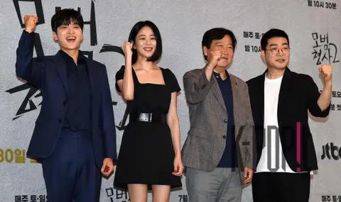 Jang Seung-jo, Kim Hyo-jin, Director Jo Nam-guk, Son Hyun-joo — Model Cop 2 Production Briefing