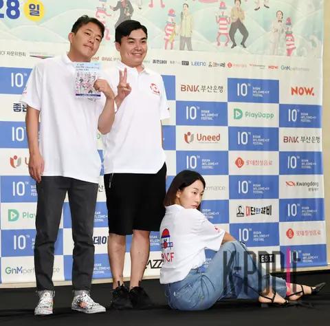 Kim Min-gi, Kim Seung-jin, Lee Su-bin — Busan Comedy Festival Press Conference