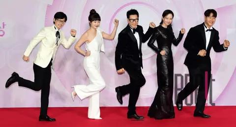 Yoo Jae-suk, Jeon So-min, Ji Seok-jin, Song Ji-hyo, Kim Jong-kook — SBS Entertainment Awards