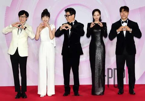 Yoo Jae-suk, Jeon So-min, Ji Seok-jin, Song Ji-hyo, Kim Jong-kook — SBS Entertainment Awards