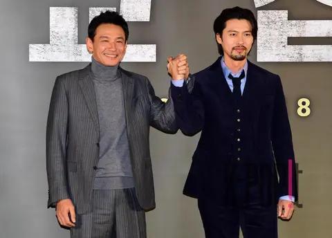 Hwang Jung-min, Hyun Bin — Negotiation Production Report Meeting