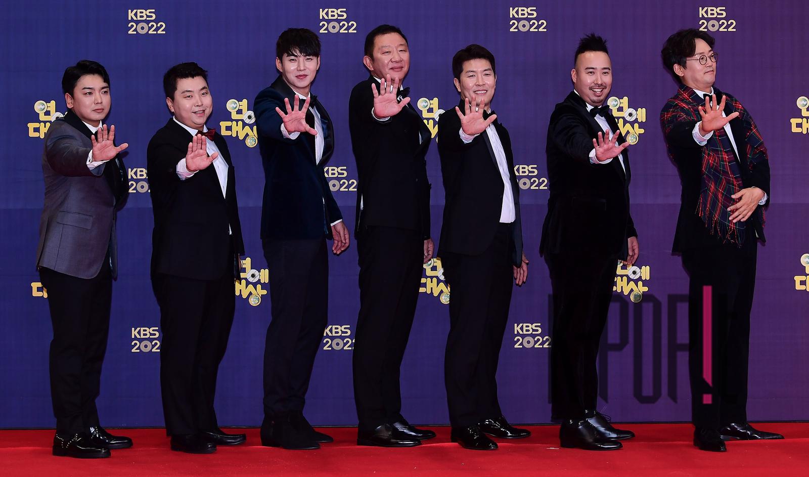 Huh Jae, Kim Byung-hyun, Kim Jung-tae, Lee Dae-hyung, Jung Ho-young, Yoo Hee-gwan, Gwak Beom — KBS Entertainment Awards — 2022-12-24