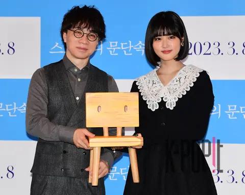 Director Makoto Shinkai, Hara Nanoka — Suzume Press Conference