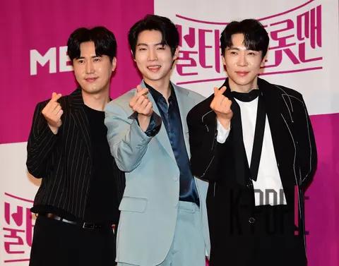 Shin Sung, Son Tae-jin, Enoch — Burning Trot Man Press Conference