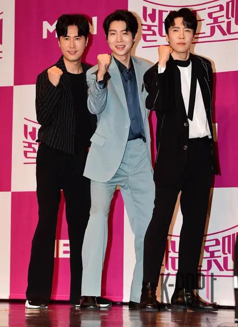 Shin Sung, Son Tae-jin, Enoch — Burning Trot Man Press Conference