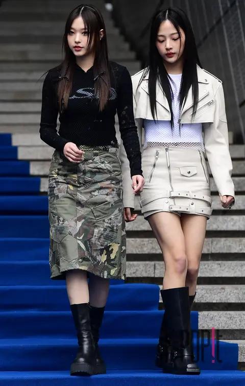 HAERIN (NewJeans), Minji — Fashion Week