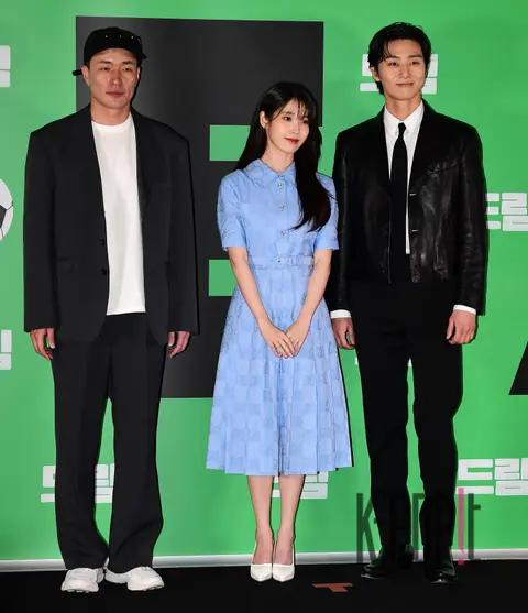 Director Lee Byung-hun, IU, Park Seo-joon — Dream Press Screening