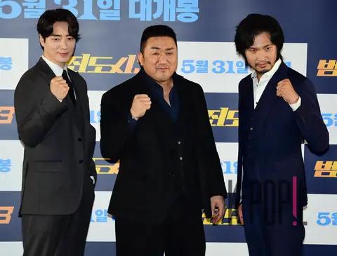 Ma Dong-seok, Lee Jun-hyuk, Aoki Munetaka — Crime City 3 Production Briefing