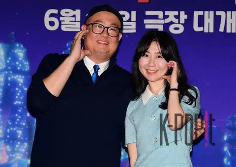 Director Peter Son, Lee Chae-yeon — Elemental Press Conference