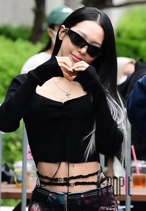 Jeon So-min (KARD) — Music Bank Arrival