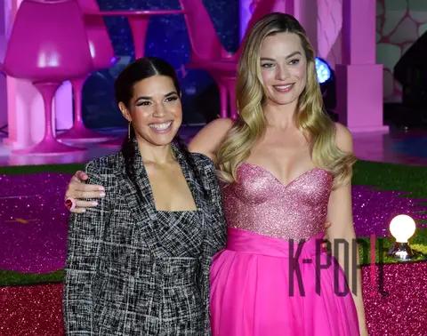 America Ferrera, Margot Robbie — Barbie Pink Carpet