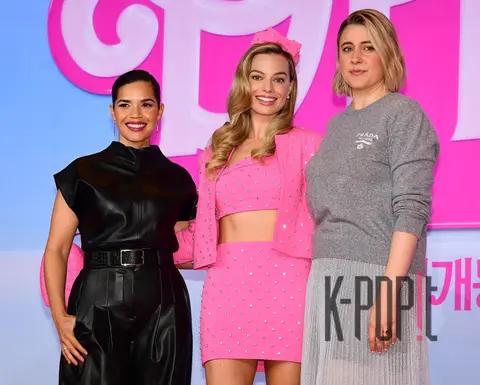 America Ferrera, Margot Robbie, Director Greta Gerwig — Barbie Press Conference