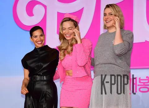 America Ferrera, Margot Robbie, Director Greta Gerwig — Barbie Press Conference