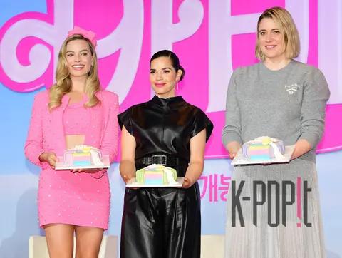 America Ferrera, Margot Robbie, Director Greta Gerwig — Barbie Press Conference