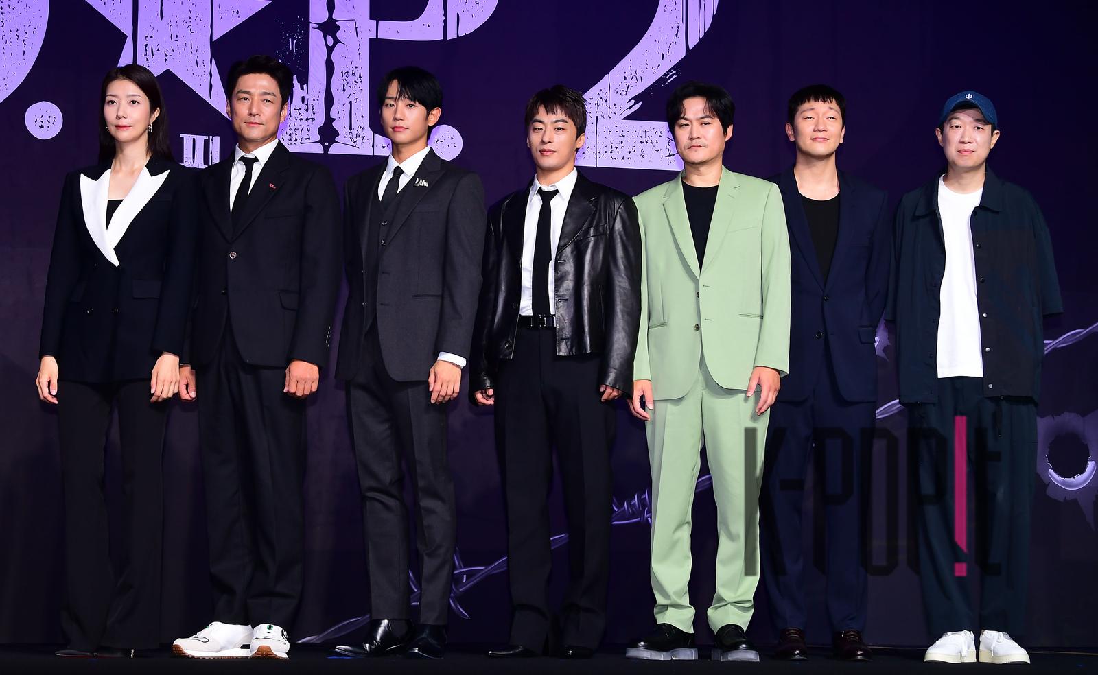 Kim Ji-hyun, Ji Jin-hee, Jung Hae-in, Koo Kyo-hwan, Kim Sung-gyun, Son Seok-gu, Han Jun-hui (director) — D.P. 2 Production Briefing — 2023-07-18