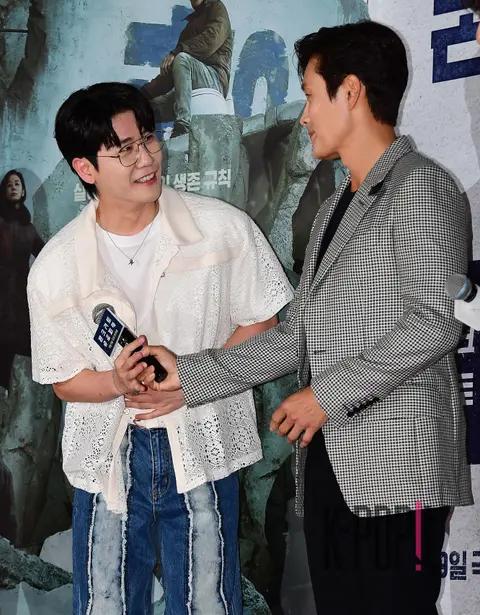 Young Tak, Lee Byung-hun — Concrete Utopia VIP Premiere