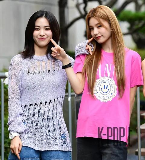 Ryujin (ITZY), Yeji — Music Bank Arrival
