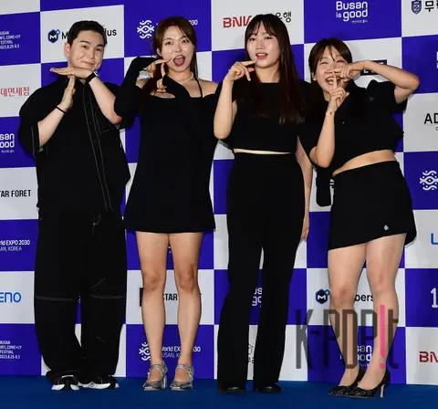 Song Chi-ho, Han Ji-won, Huh Mi-jin, Kim Ji-yu — Bucheon International Fantastic Film Festival Blue Carpet