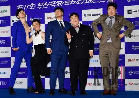 Cha Cheong-il, Lee Myeong-jae, Kim Dong-hyun, Lee Hyun-seok, Kang Min-seok — Bucheon International Fantastic Film Festival Blue Carpet