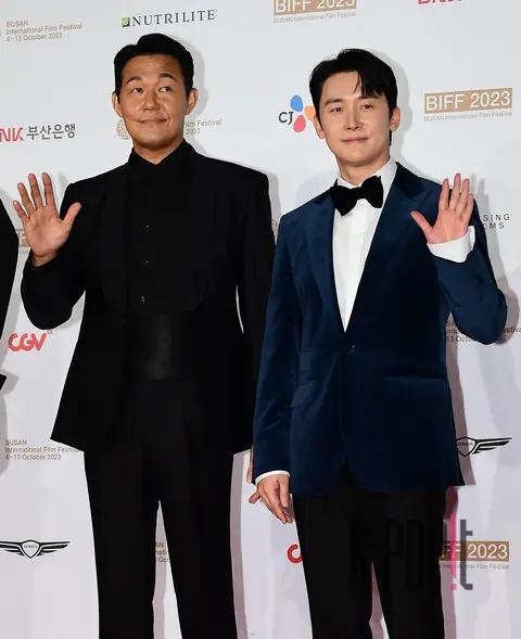 Park Sung-woong, Kim Joon-han — BIFF Red Carpet