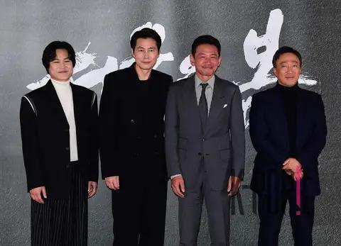 Kim Sung-gyun, Jung Woo-sung, Hwang Jung-min, Lee Sung-min — Seoul Spring Press Screening