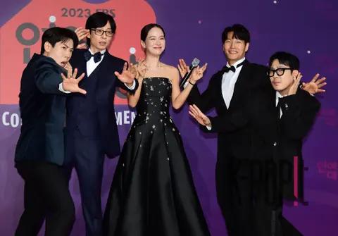 Yoo Jae-suk, Kim Jong-kook, Yang Se-chan, Song Ji-hyo, Ha Ha — SBS Entertainment Awards