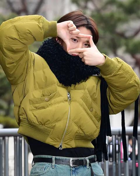 Bae Jin-young (CIX) — Music Bank Arrival