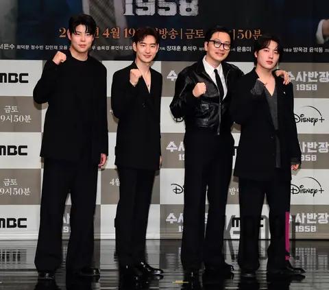 Lee Je-hoon, Lee Dong-hwi, Choi Woo-sung, Yoon Hyun-soo — Detective 1958 Production Briefing