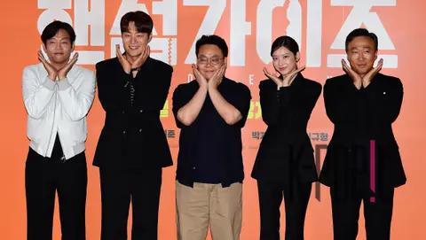 Park Ji-hwan, Lee Hee-joon, Lee Sung-min, Gong Seung-yeon, Director Nam Dong-hyeop — Handsome Guys Press Screening