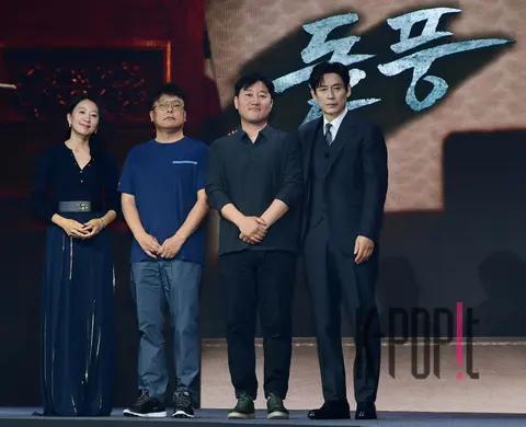 Seol Kyung-gu, Kim Hee-ae, Director Kim Yong-wan, Park Gyeong-su — Whirlwind Production Briefing