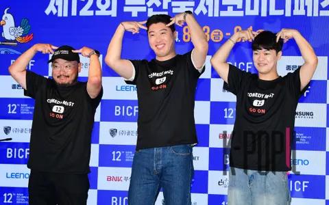 Kim Dong-ha (Comedy All Stars), Deni Cho, Song Ha-bin — Busan Naver Webtoon Festival Press Conference
