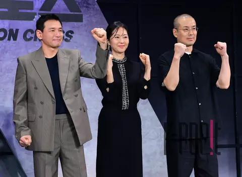 Hwang Jung-min, Yeom Jung-ah, Director Lee Myung-hun — Cross Production Briefing