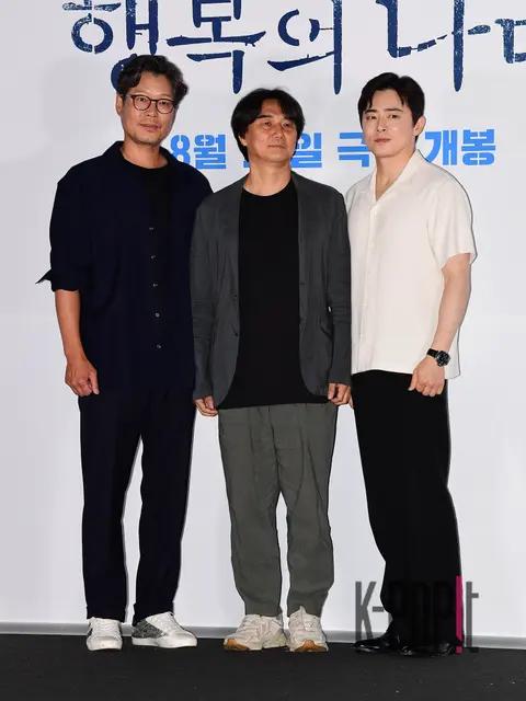Director Chu Changmin, Cho Jung-seok, Yoo Jae-myung — Press Screening