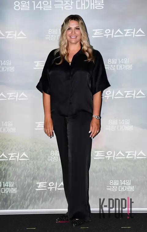 Ashley J. Sandberg — Twisters Korea Press Conference