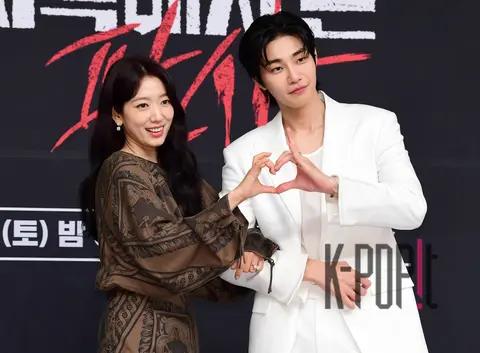 Park Shin-hye, Kim Jae-young — A Judge from Hell Production Briefing
