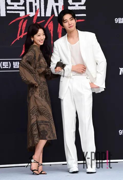 Park Shin-hye, Kim Jae-young — A Judge from Hell Production Briefing