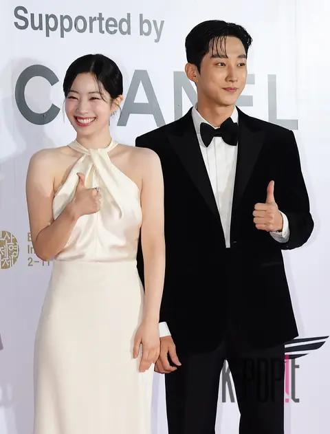 Dahyun (TWICE), Jinyoung — Busan International Film Festival Red Carpet